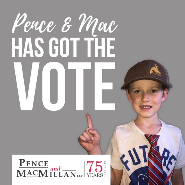 Pence and Mac has got the vote. Pence and MacMillan LLC 75 years.