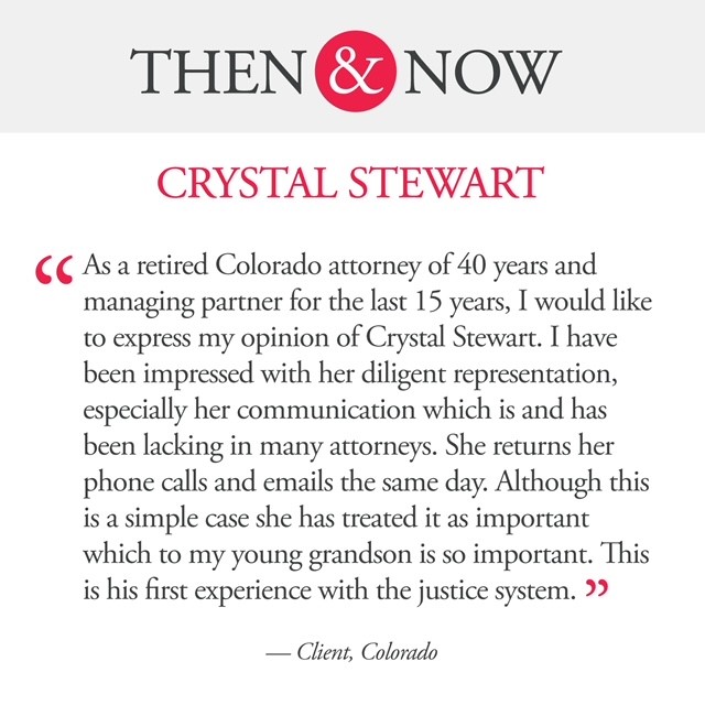 Then&Now: Crystal Stewart Client Quote