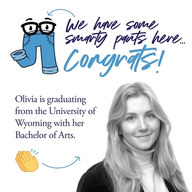 We have some smarty pants here... congrats! Olivia is graduating from UW with her Bachelor of Arts