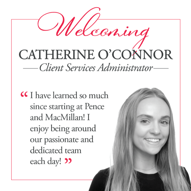 If you’ve been at our Laramie office recently, hopefully you have had the pleasure of meeting Catherine O’Connor, our Client Services Administrator! We are so happy to have you on our team Catherine! #penceandmacmillan